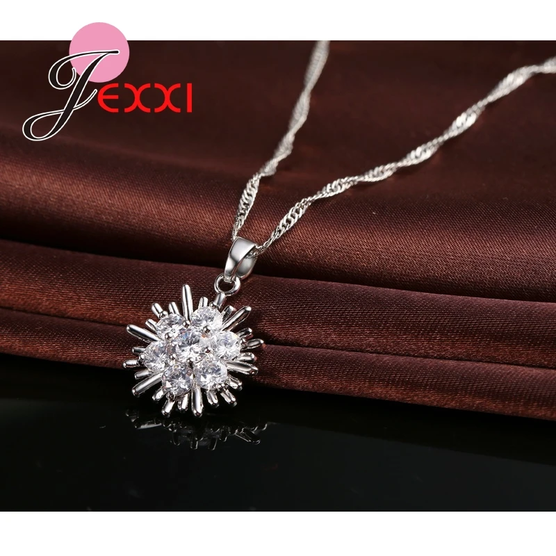 Очаровательный блестящий кулон ювелирный набор индивидуальный дизайн аксессуар