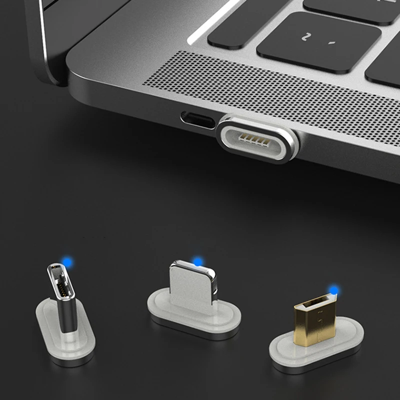 Магнитный адаптер для мобильного телефона магнитный разъем iPhone Android Type C USB кабель