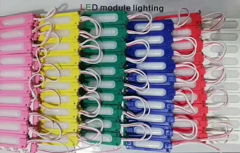 Впрыск COB Светодиодный модуль лампы DC12V 2 W COB IP65 водонепроницаемый светодиодный задний фонарь подсветка светодиодный модуль знак светодиодный свет