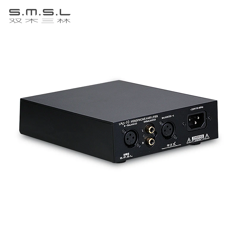 

SMSL sAp-10 High Power Balance Desktop Headphone AMP HIFI Audio Amplifier 2*TPA6120A2 Chip RCA/XLR input 6.35mm/Balanced Output