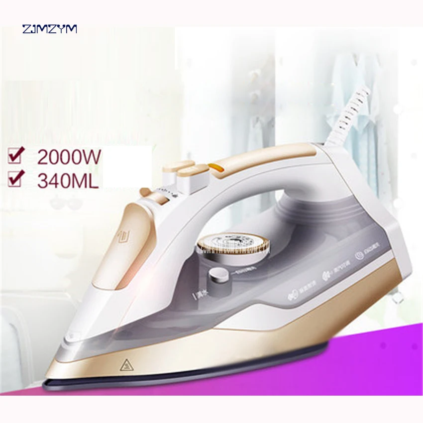 HY Y2028G бытовой паровой утюг для одежды 220 В керамический самоочищающийся