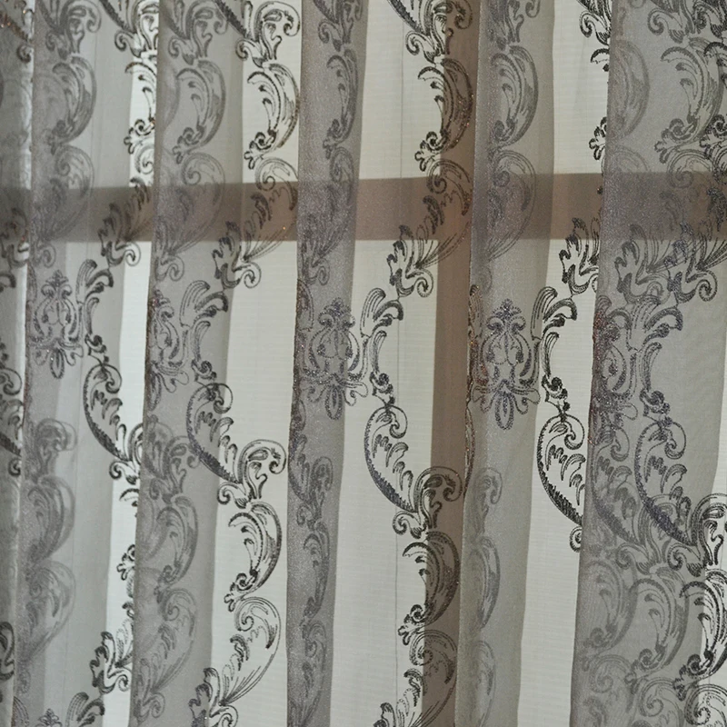 Модные черные и серые полосатые леопардовые оконные шторы для гостиной пышные