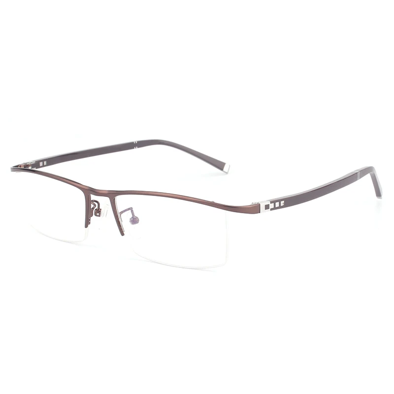 Opeco Мужские Рецептурные очки оправа модные RX Полуободковые оптические для
