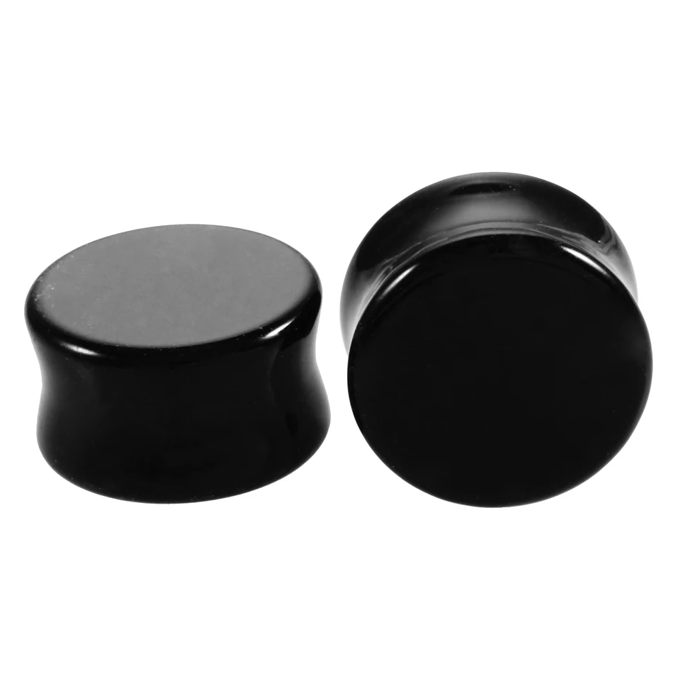 2 шт./лот каменные растяжки для ушей расширитель пирсинга серьги-гвоздики затычки