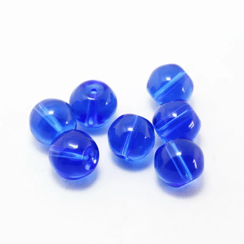 NiceBeads 4 мм/6 мм/8 мм/10 мм стеклянные бусины россыпью разделитель хрустальные