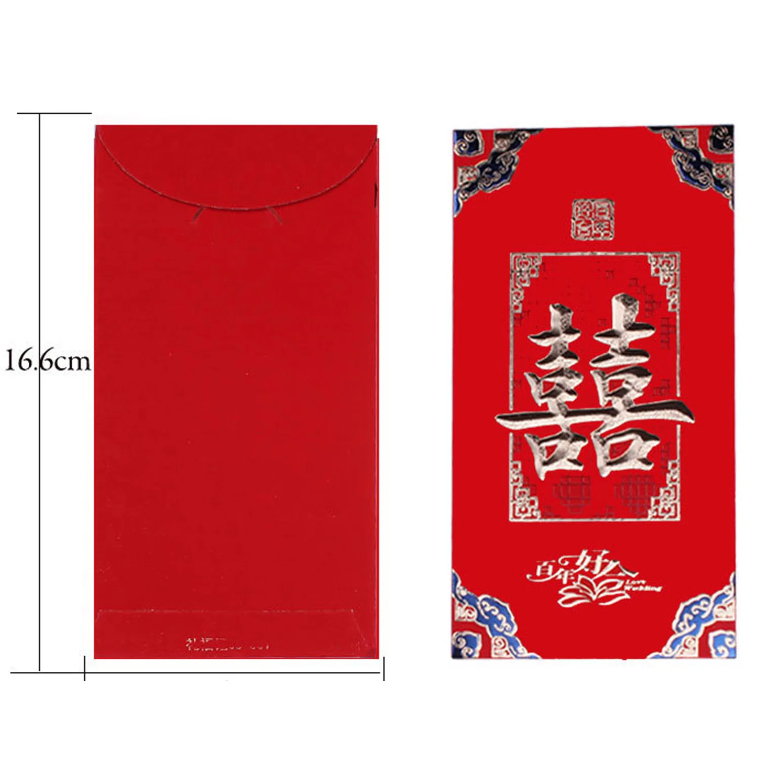 Behogar 24 шт 8 6x16 6 см китайские красные конверты Hong Bao Hongbao счастливые пакеты для денег