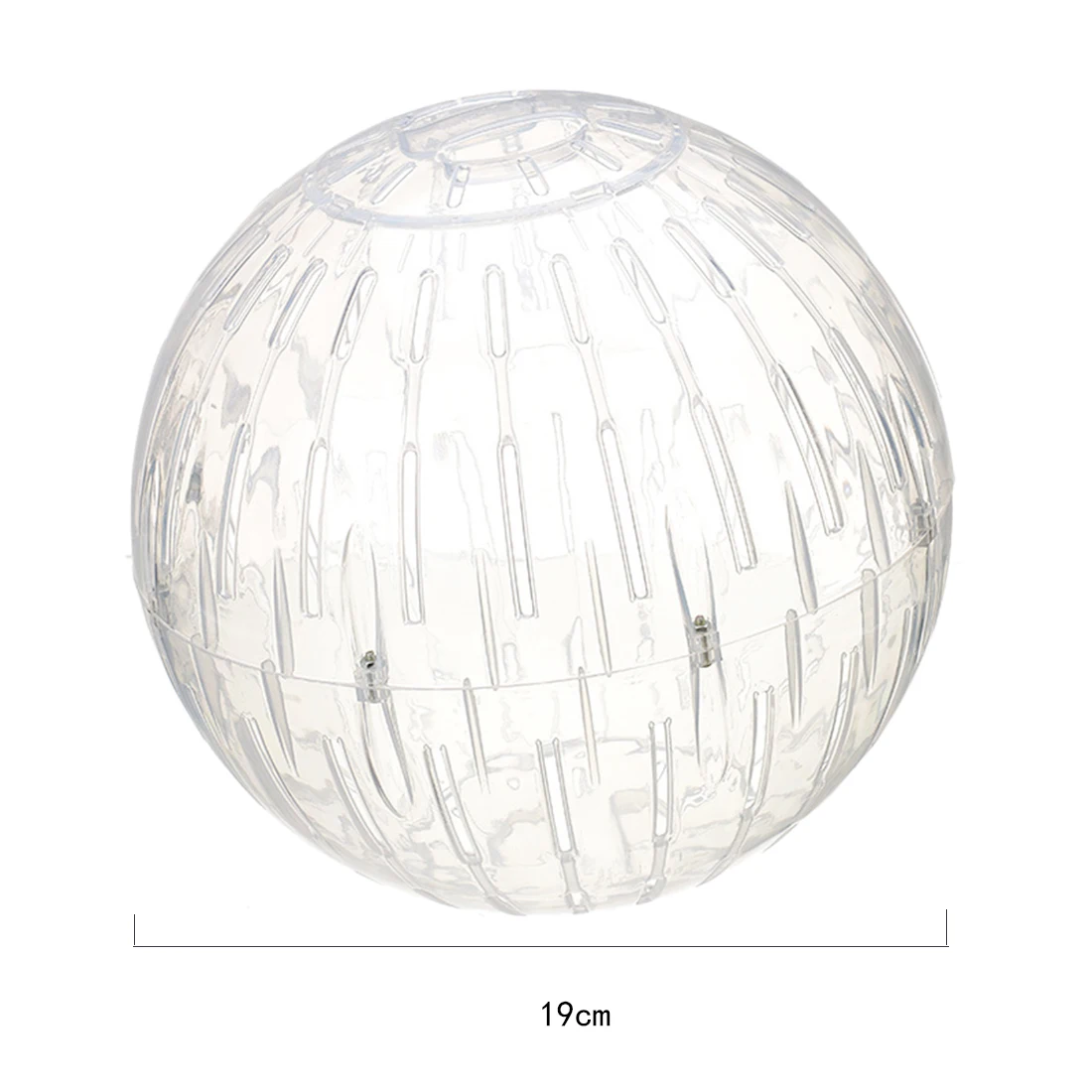 PETFORU 19CM Hamster Mouse Hedgehog Running Ball Transparent Pet Exercise Sport Small Pets Product Toy- White | Дом и сад