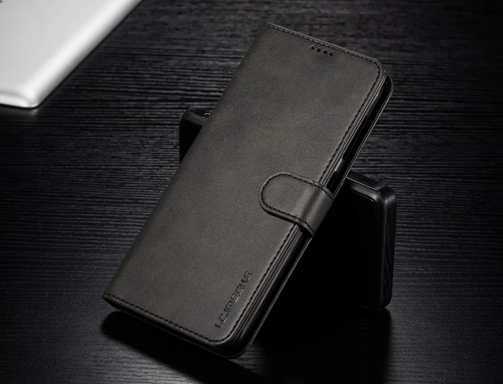 Кожаный флип-чехол для samsung A70 A60 A50 A30 A20E чехол для Galaxy A6 A7 A8plus A9 J4 J6 S8 S10Lite S9 S7 Note9 чехол coque