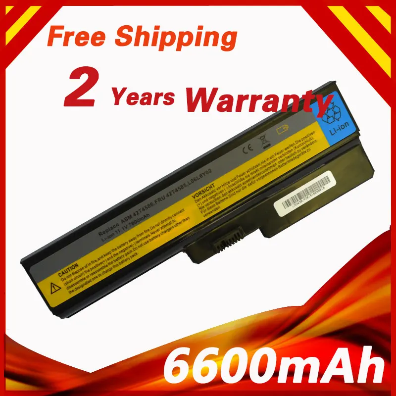 Аккумулятор для Lenovo ASM 42T4586 L06L6Y02 3000 G430 G430A G430L G430M G450 G450A G450M G530 G530A G530M N500 G550 IdeaPad