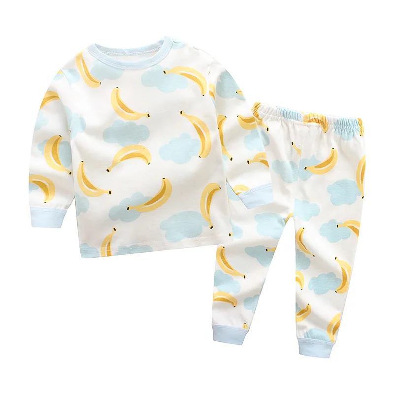 2020 модный пижамный комплект для девочек детская одежда сна Детская домашняя