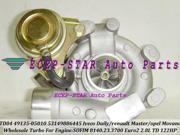 TF035 49135 05010 4913505010 53149706445 99466793 500321799 турбо для Renault Movano Opel Vauxhall 8140.23.3700 122HP
