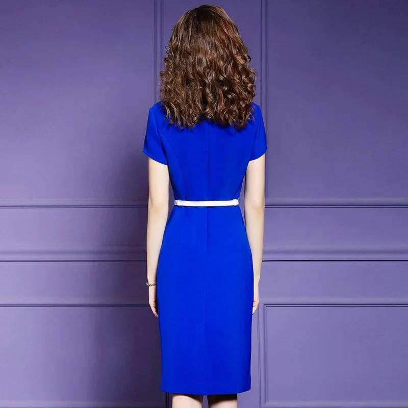 Роскошные Дизайнерские короткий рукав платье 2019 новые осенние Для женщин