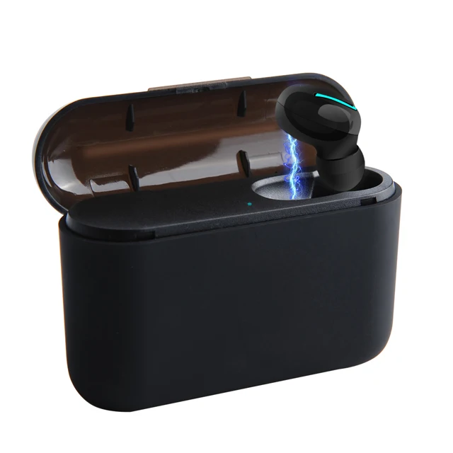 Single ear Black Bluetooth 5,0 наушники TWS IPX7 водонепроницаемые беспроводные наушники 5D стереогарнитура свободные руки спортивные наушники игровые для телефона - Цвет: Single ear Black