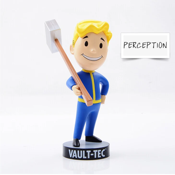 MELEEWEAPONS opp bag 13 см Gaming Heads Fallout 4 vavle Boy TOY Bobbleheads Серия 1 фигурка животного Коллекционная модель игрушки brinquedos куклы - Цвет: MELEEWEAPONS opp bag