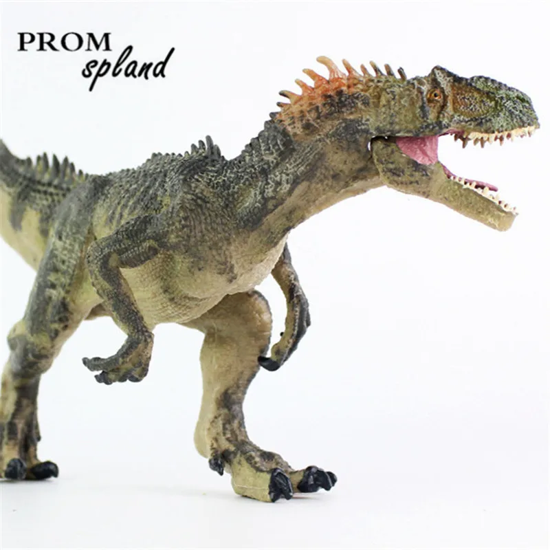 Allosaurus фигурки красный зеленый Моделирование Обучающие игрушки Фигурки