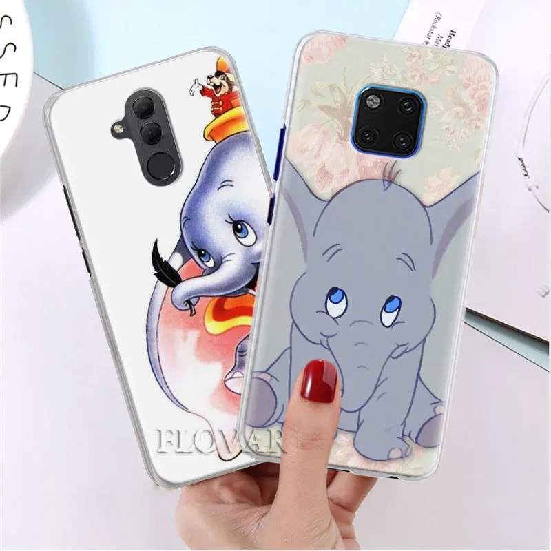 Анимация Dumbo план Футляр для телефона для huawei mate 20 Lite mate 10 20 P30 Pro P10 P20 P30 Lite P Smart Plus корпус