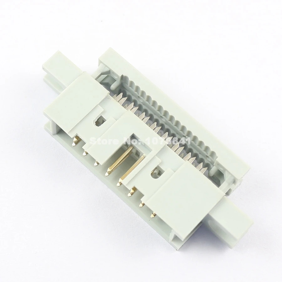 10 шт. 2 54 мм Шаг 2x8 Pin 16 штекер прямой тип IDC Кабельная коробка разъем|connector 2.54mm|connector