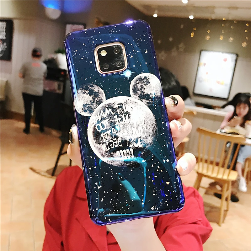 Mate 20 Pro силиконовый чехол для телефона huawei mate 20 mate 20X mate 10 Pro Funda Bluray mouse Planet Cover для huawei P20 P30 Pro
