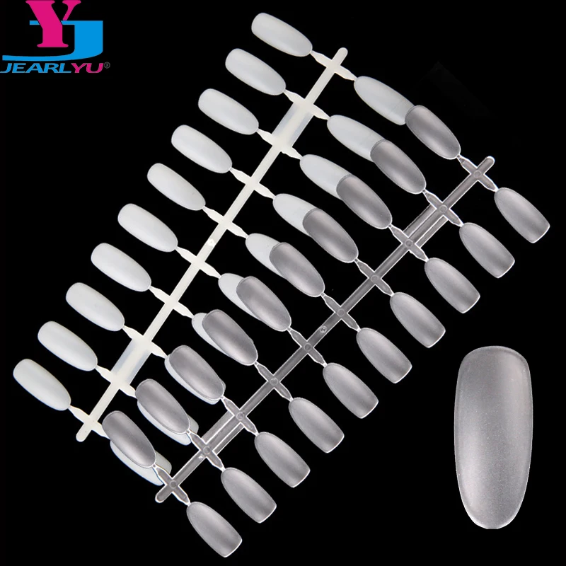 

5 pcs Fake Nails Nature Transparent UV Gel Polish Display Acrylic False Nail Tips Sticker Decoration Practice Color Deco Tools