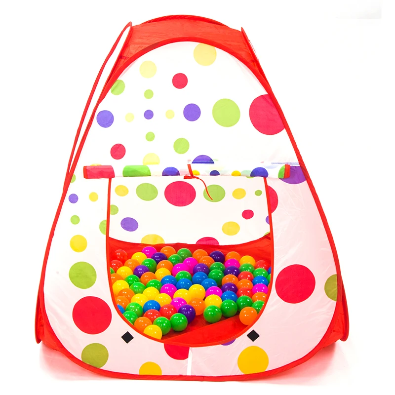 Портативная детская игровая игрушка в горошек палатки игровой домик садовый