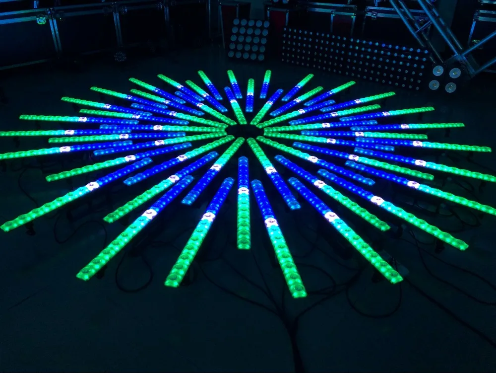 Dj stage 14 шт. x 3 Вт Светодиодная настенная шайба дискотечный свет для помещений rgb
