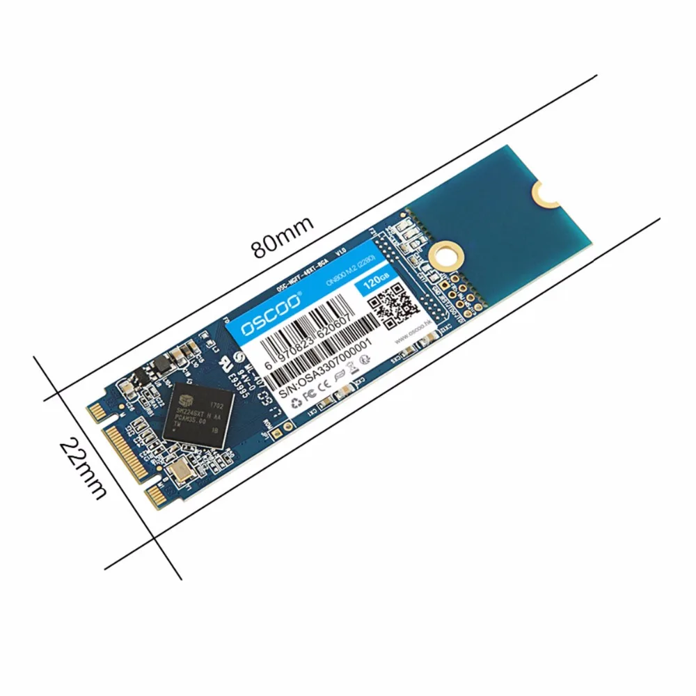 OSCOO M2 2280 M.2 NGFF 480 ГБ SATA SSD 22*80 мм SATA3 6 ГБ/сек. Internal Solid State Drive жесткий диск 240 для Ultrabook