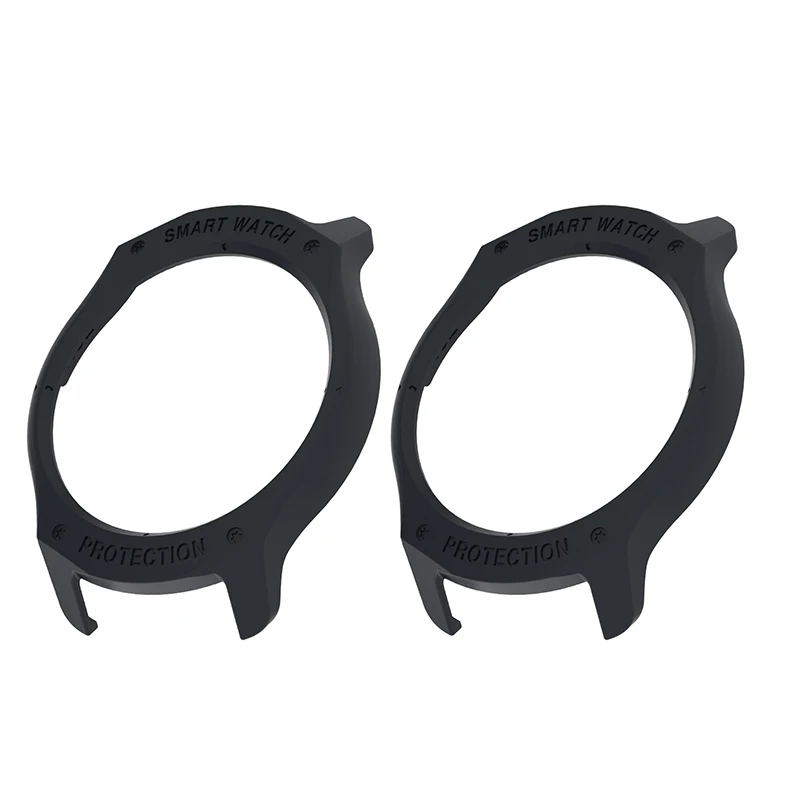 2-pack black Для ticwatch 2 Чехол SIKAI Твердый защитный чехол Красочный легкий корпус ПК - Цвет: 2-pack black
