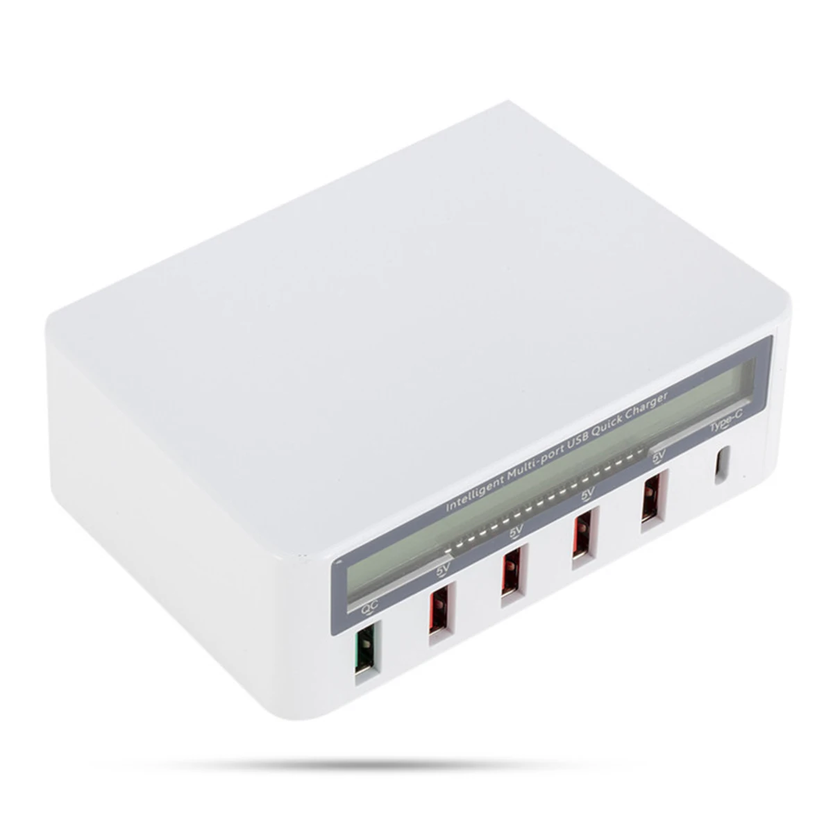 Зарядное устройство SOONHUA с несколькими USB портами 40 Вт быстрая зарядка 3 0 Type C ЖК