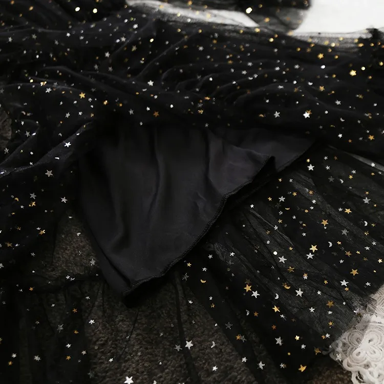 Young Gee Модные женские прозрачные платья с блестками vestidos verano романтическое сексуальное Сетчатое милое свободное платье с оборками