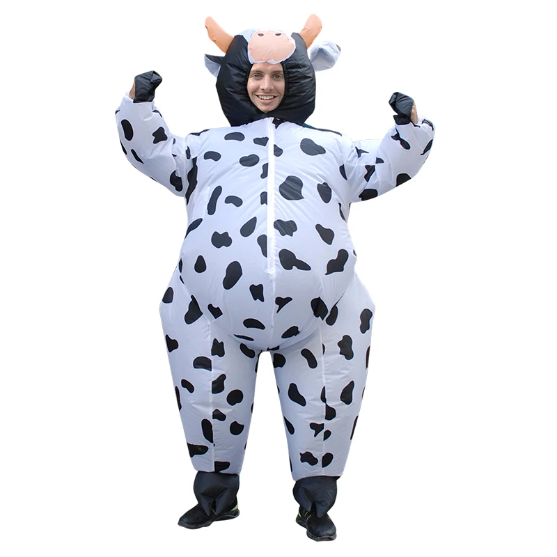 

Cow Cosplay Cartoon Walking Doll Costume Props Animal Inflatable Suit
