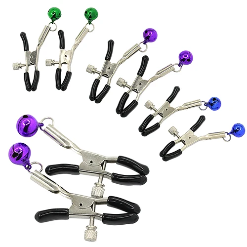 1 пара женские взрослые дамские соски присоска украшение колокольчик зажим не