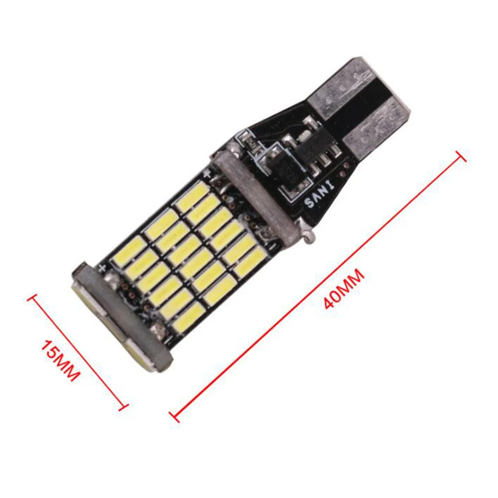 2 *Car LED back-up Bulbs Canbus T15 W16W 7440 7443 1156 S25 1157 T25 3156 3157 5202 H16 PY24W Without Reverse Error Lighting | Автомобили