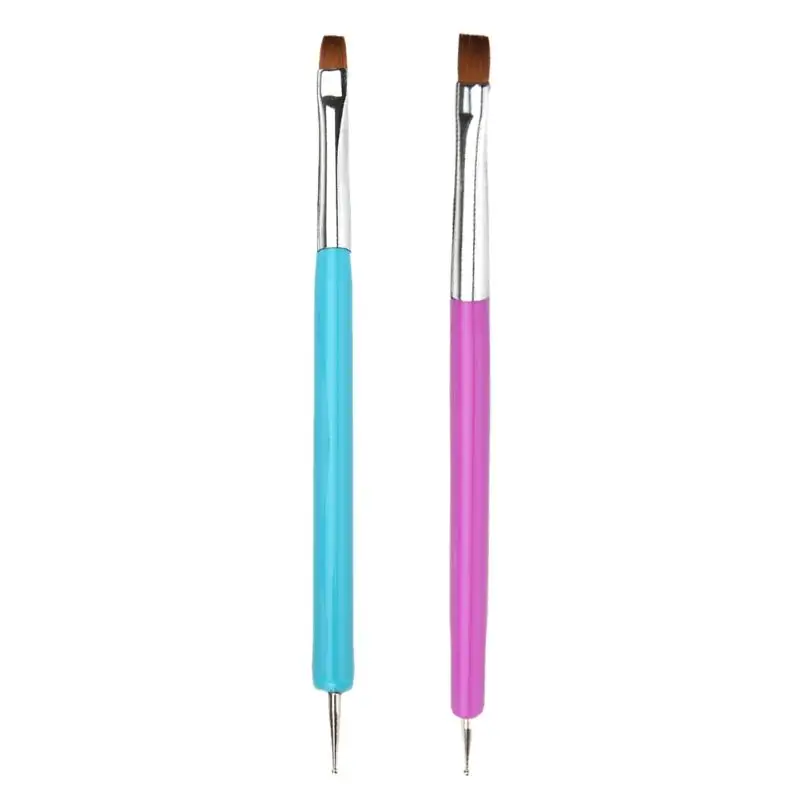 Профессиональная двухсторонняя ручка для дизайна ногтей 1 шт. рисование точечный