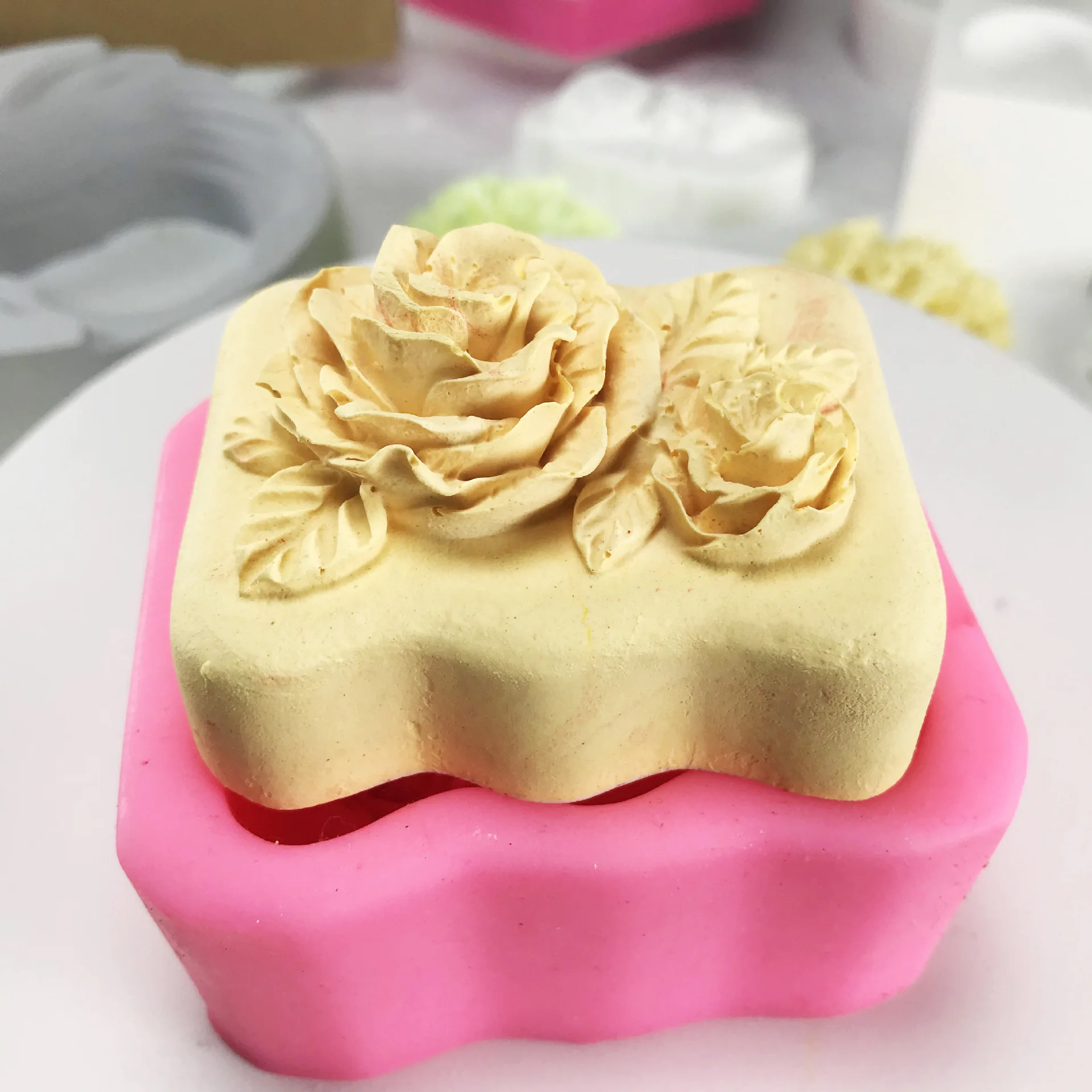 3d Flower Silicone Mold for soap making handmade Gypsum craft | Дом и сад