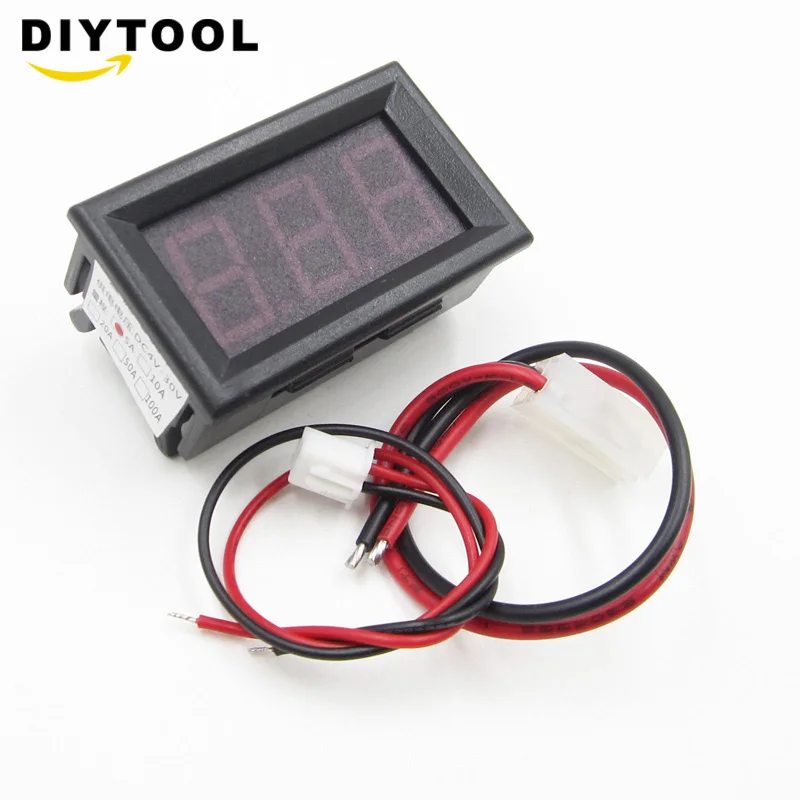 Mini Digital Voltmeter DC 0 To 10A Panel Amp Volt Voltage Meter Tester With Red LED Display | Инструменты
