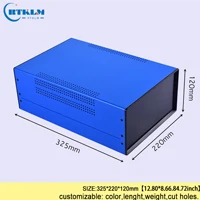 BDA40008(W325)-A6 Железный корпус для проекта diy чехол для прибора PCB дизайн провода Соединительная коробка IP54 железная электрическая коробка распределительная коробка 325*220*120 мм - Цвет: BDA40008(W325)-A6