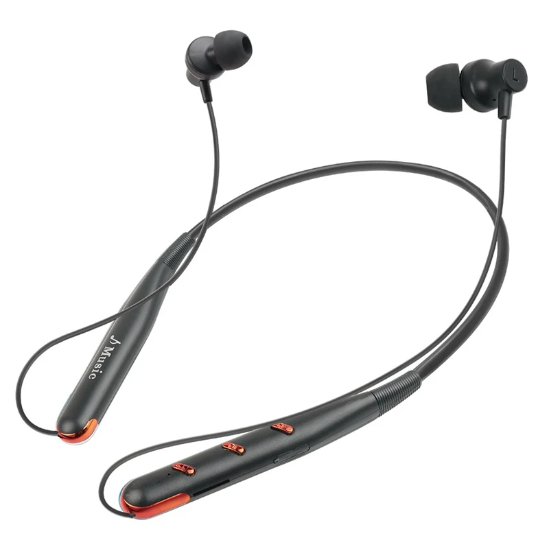 Bluetooth 5 0 беспроводные наушники для шеи гарнитура бас стерео водонепроницаемый