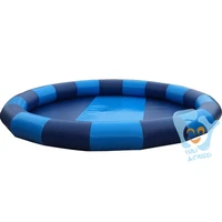dia 8m large inflatable round pool for water walking ball paddle boat customize