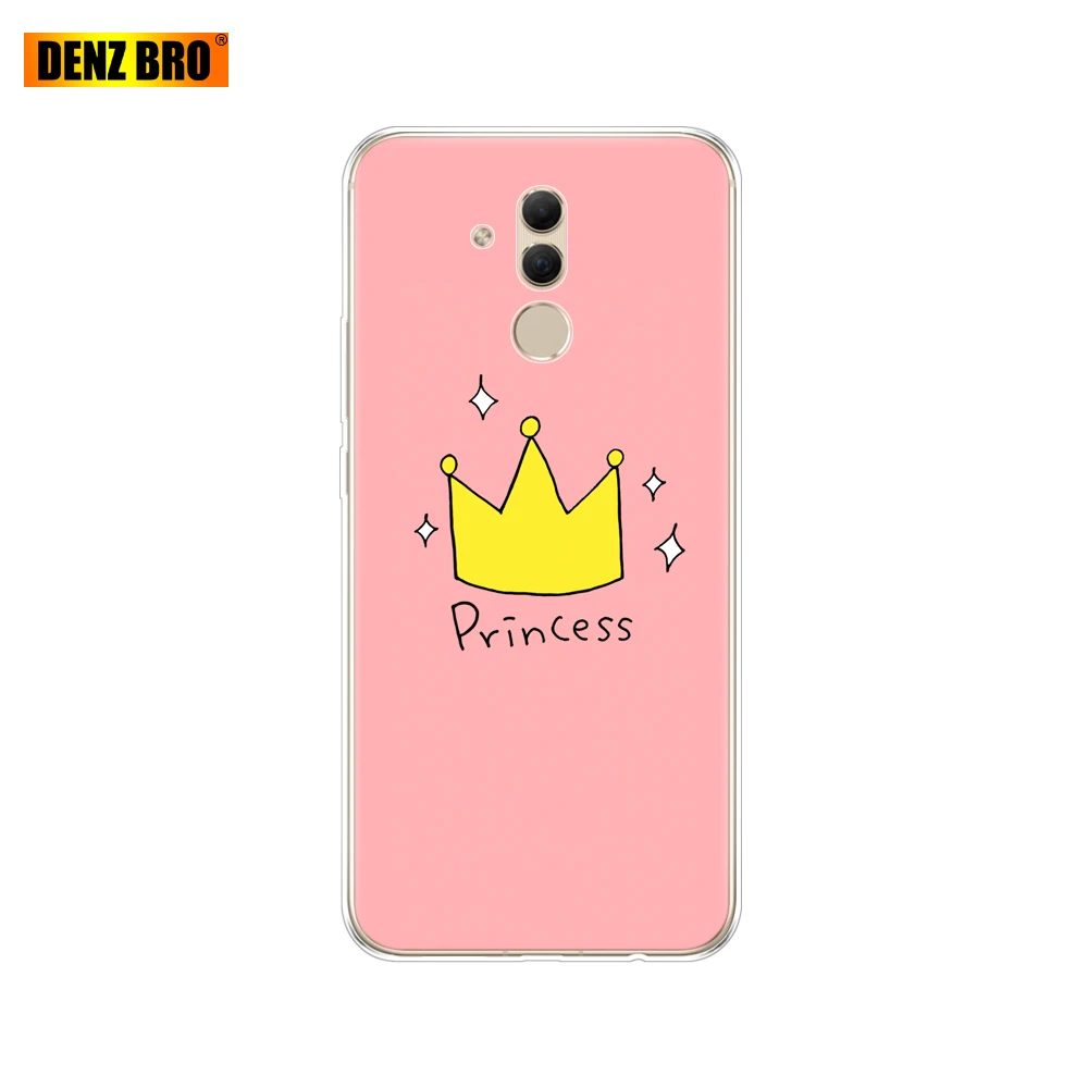 61884 Чехол для huawei mate 20 Lite, 6,3 дюймов, прозрачный силиконовый мягкий ТПУ чехол для телефона huawei mate 20 Lite, защитный чехол, бампер - Цвет: 61884