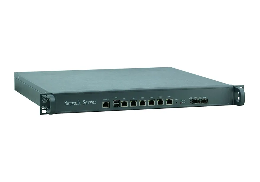 

Broadband VPN Router 1U Firewall Server 6*1000M Gigabit lan 2*SFP Intel I3 3240 3.4GHZ 4G RAM 500G HDD Support ROS RouterOS etc