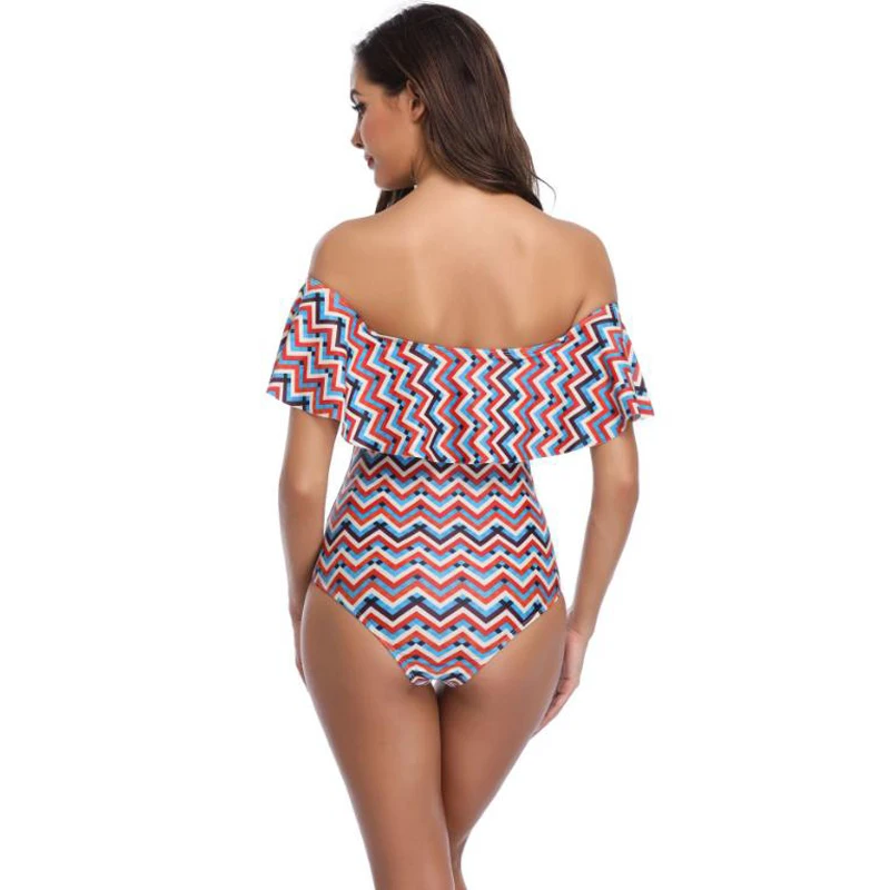 A&ampJ Sexy One Piece Swimsuit Women 2019 Summer Beachwear off Shoulder SJ 1949 | Спорт и развлечения