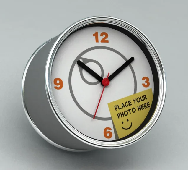 2014 Новые DIY Семейные фоторамки дизайн магнитные дешевые настенные часы