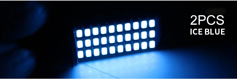 BraveWay T10 192 194 168 W5W светодиодный лампы 33 SMD 3014 автомобильные задние фары купольная лампа белый AC/DC 12 V Canbus Error Free - Испускаемый цвет: 2PCS Ice Blue