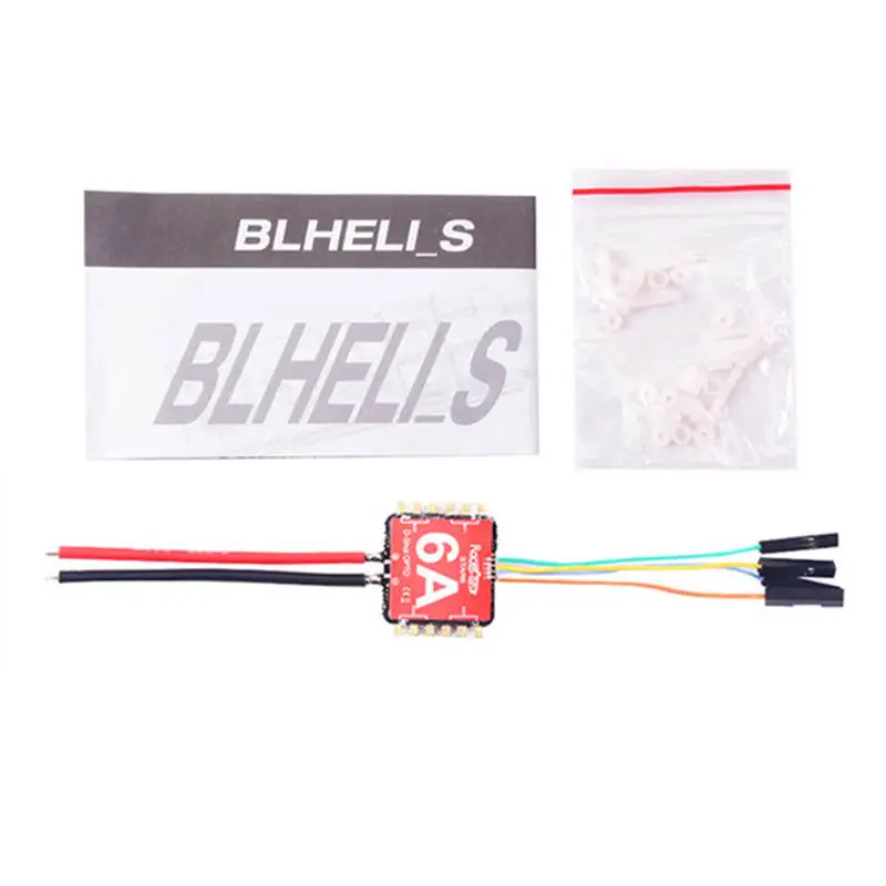 16x16 мм racerstar Star6 6A Blheli_S 1 2 S Dshot600 готовы 4 в ESC для FPV системы гонки гонщик RC дроны