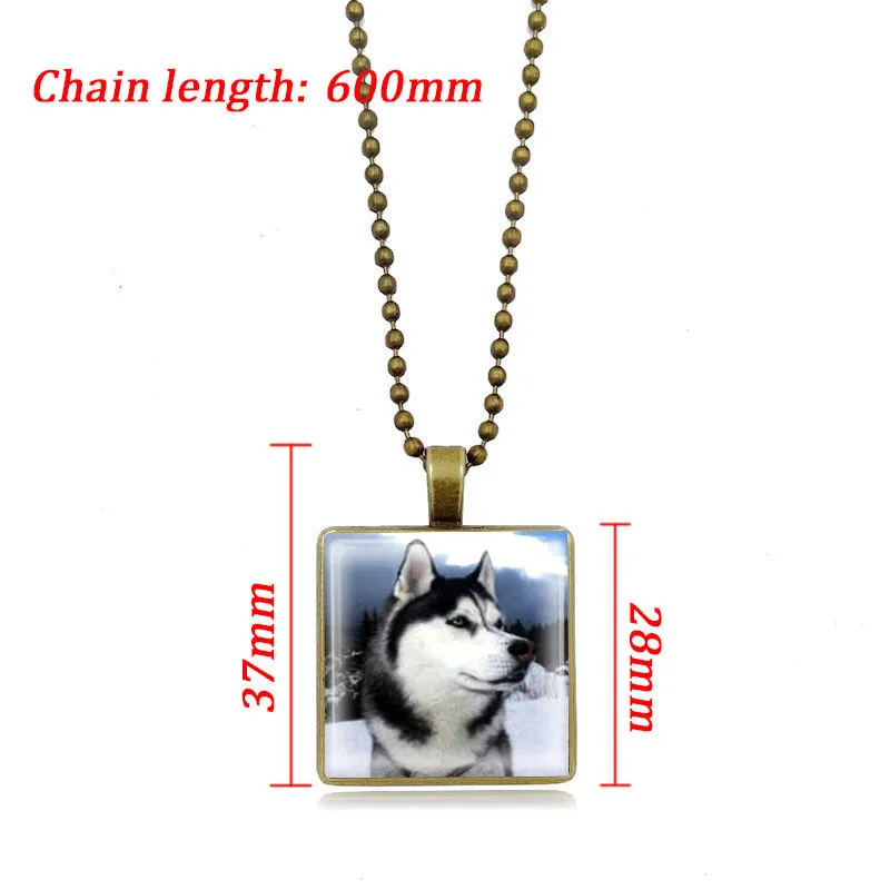 XUSHUI винтажные ювелирные изделия ожерелья и кулоны сибирская хаски собака для