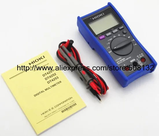 Цифровой мультиметр HIOKI DT4252 Быстрая Производительность профессионального тестирования DT-4252