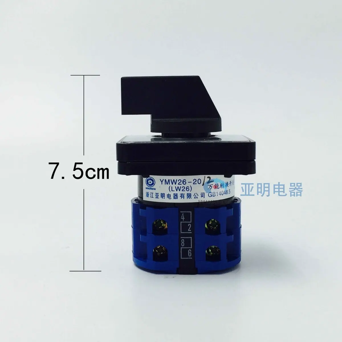 LW26 20D0412/2 Универсальный сменный переключатель 3 архива 2 секции Вращающаяся ручка