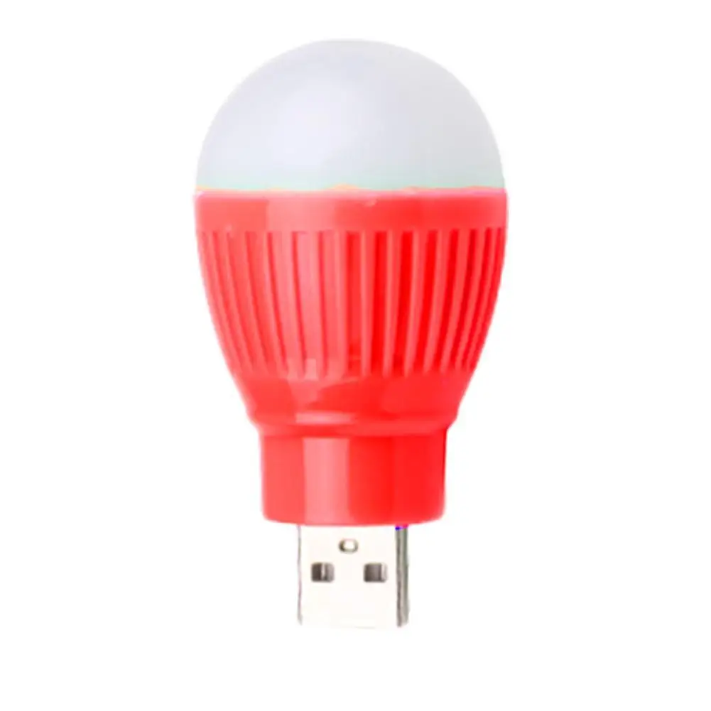 1 Вт Светодиодная энергосберегающая USB портативная мини лампа аккумуляторная