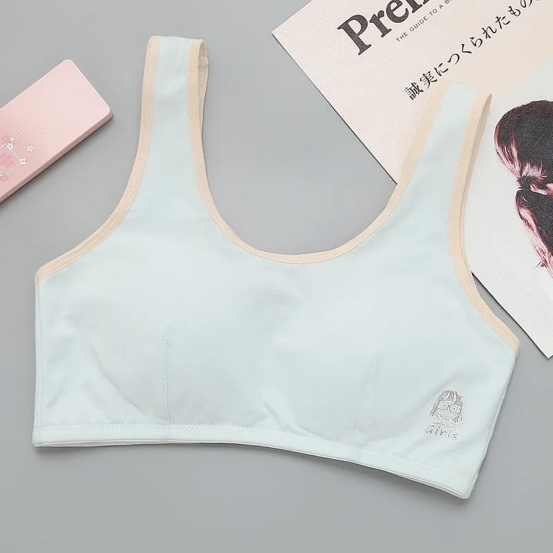 Blue Roseheart женский модный сексуальный бюстгальтер без косточек беспроводной небольшой груди Женская кепка A B студенческий прекрасный девичий бюстгальтер студенческий мягкий бюстгальтер жилет - Цвет: Blue