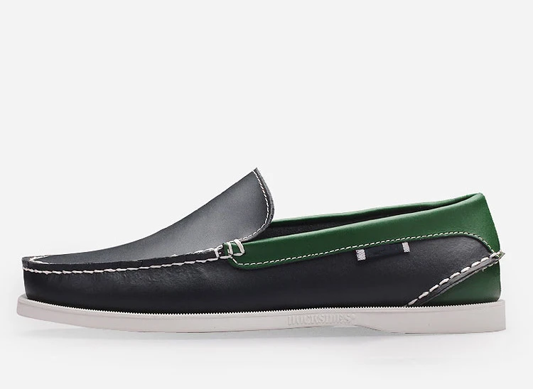 Zapatos De Barco/мужские лоферы без шнуровки; повседневная мужская обувь для плаванья; мужские водонепроницаемые мокасины из натуральной кожи; 3#15/15D50